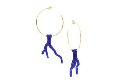Coral Earrings Blue