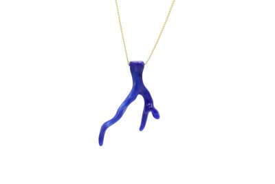 Coral Necklace Blue