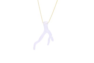 Coral Necklace White
