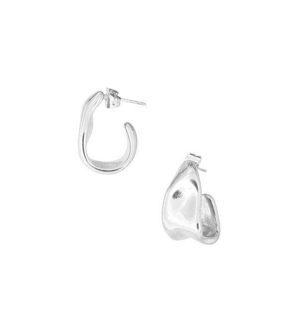 Tidal-Earrings-Silver-stainless steel